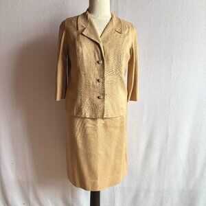 1960s Boxy Jacket Women's Career Suit